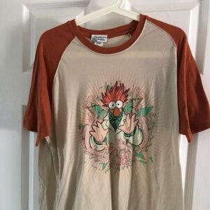 Walt Disney Parks The Muppets Beaker Raglan Tee Shirt T-shirt - XL